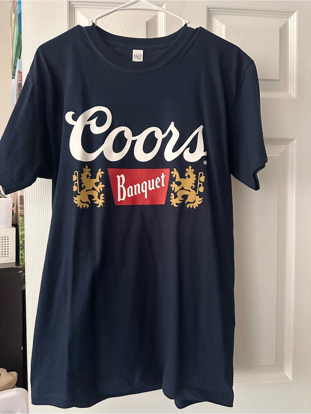 Coors Banquet Logo Short Sleeve Tee - Navy men’s medium